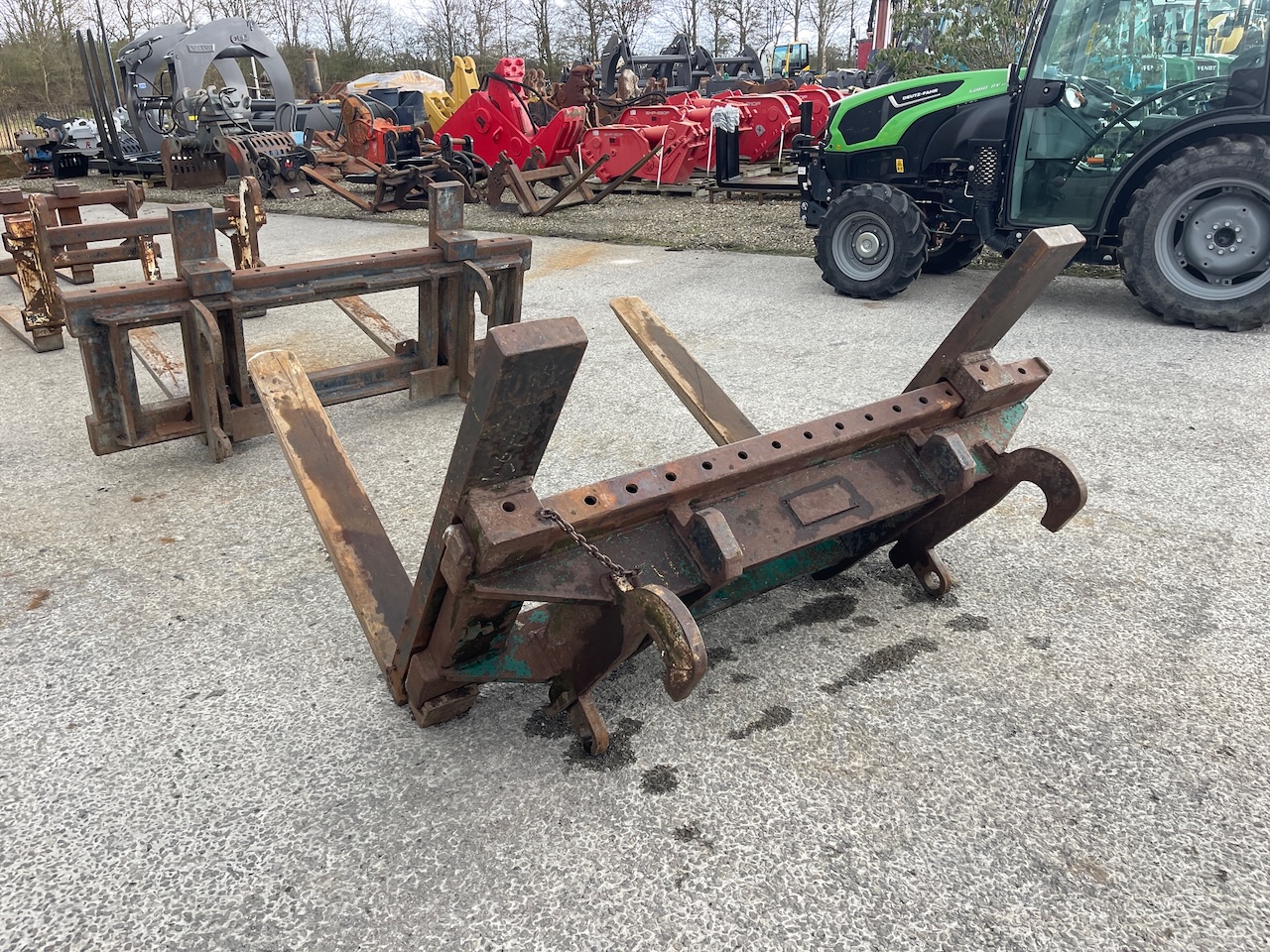 Palletvorken 180cm x 120cm Werklust aansluiting 