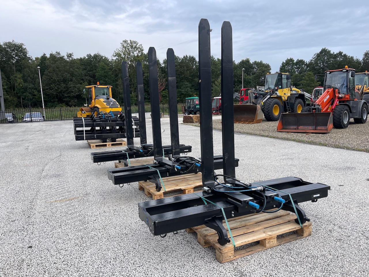 Hydraulische Big BM Palletset Volvo / Lundberg aansluiting 